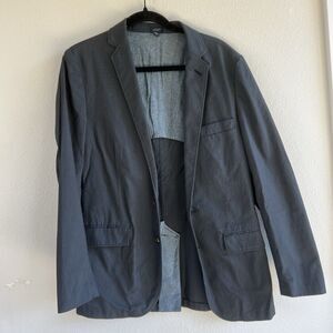 J Crew‎ Unstructured Blazer Gray Blazer 100% Cotton Men’s Small Business Career